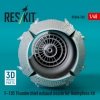 RESKIT RSU48-0583 F-105 Thunderchief exhaust nozzle for HobbyBoss kit (3D Printed) (1/48)
